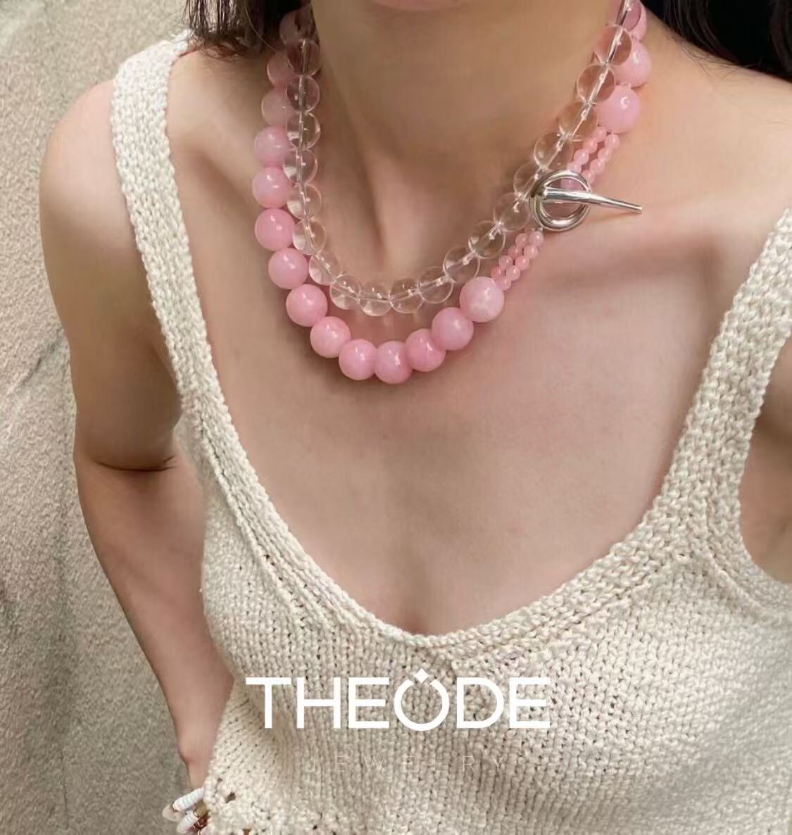 pink & clear bubble gum duo